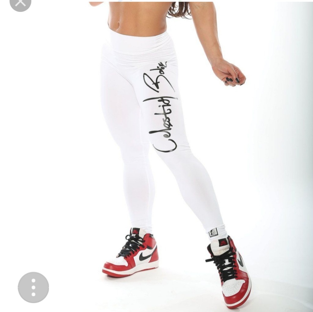 Celestial bodiez white small leggings